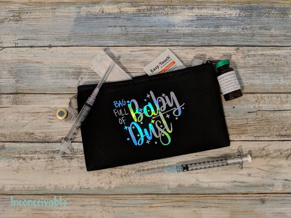 Bag Full of Baby Dust - Canvas Zipper Bag