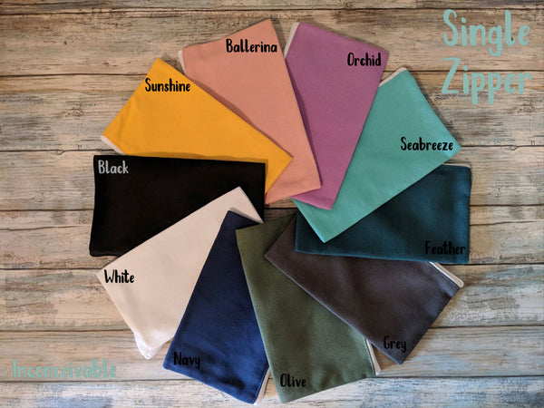 Strong Mama in the Making - Canvas Zipper Bag